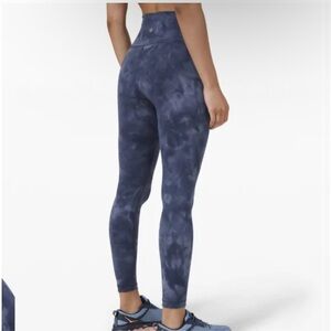 Lulu Lemon High-Waisted Tie-Dye Leggings - Size 6
